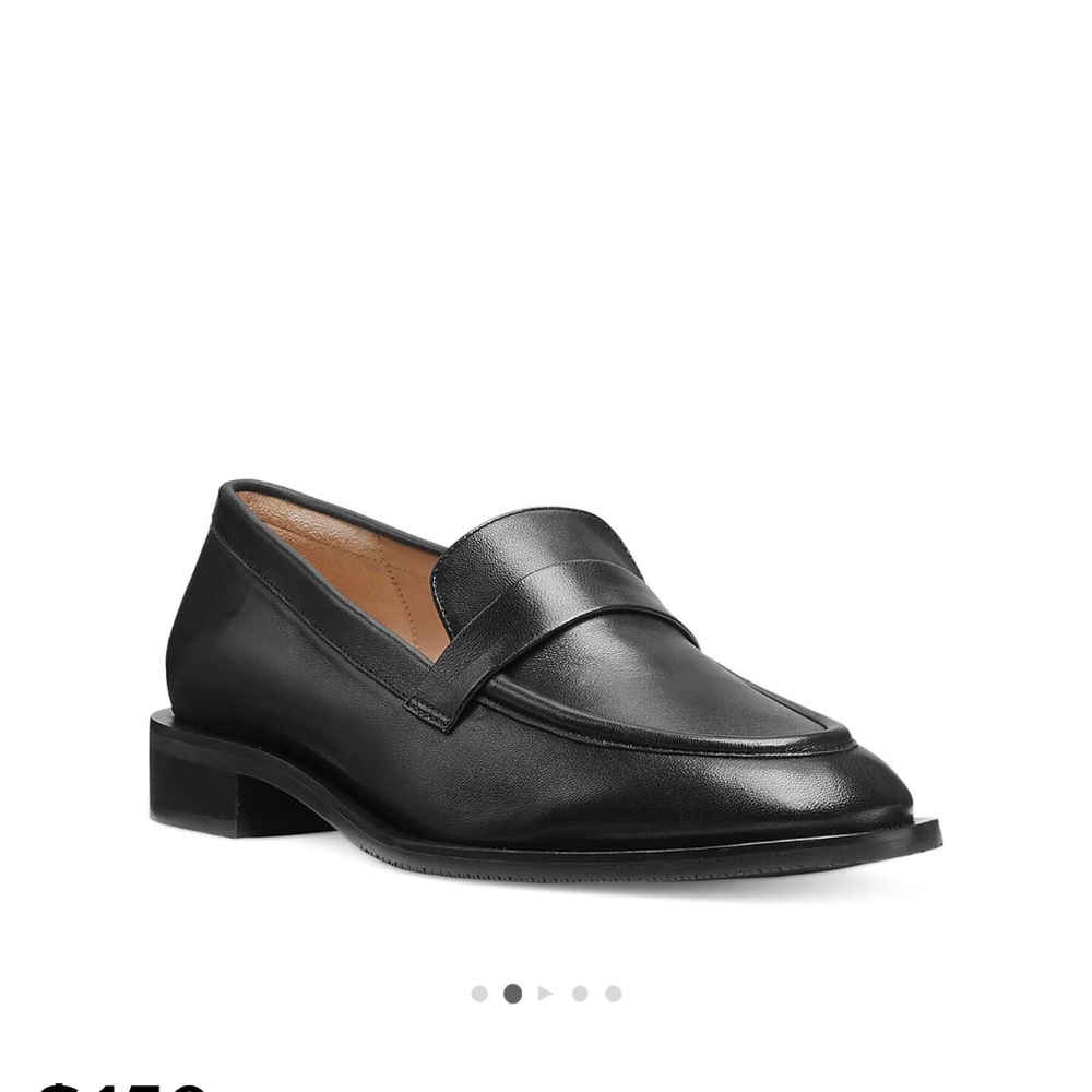 Stuart Weitzman Palmer Sleek Loafer - Black 7 / 37.5